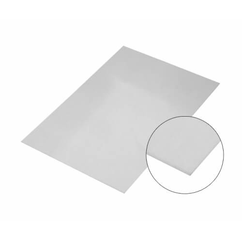 Silver mirror effect aluminium sheet 40 x 60 cm for sublimation