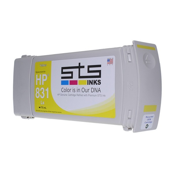 STS Cartridge HP831 775ml-CZ686A Latex Yellow