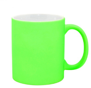 Fluorescenčný hrnček GREEN MATTE