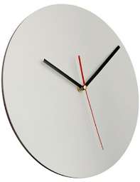 MDF clock 30 cm diameter for sublimation