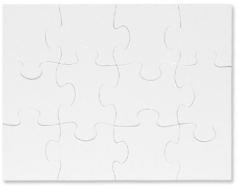 Children’s jingsaw puzzle 27 x 19,5 cm 12 elements Sublimation Thermal Transfer