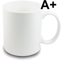 White ceramic mug class A+